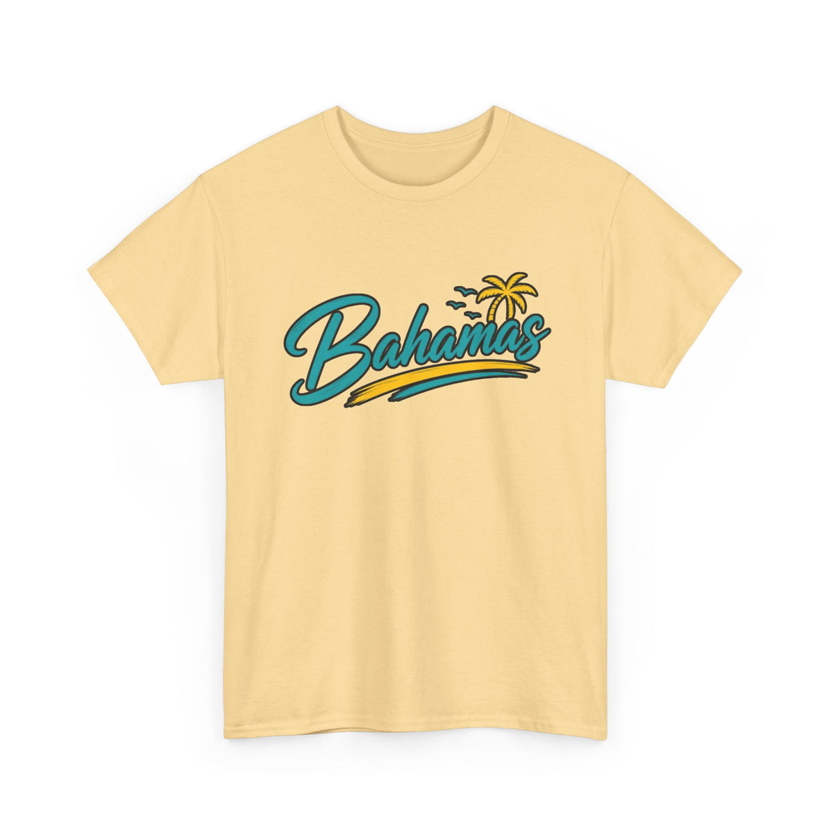 Bahamas Palm Tree Graphic T-Shirt Men's Graphic Tee