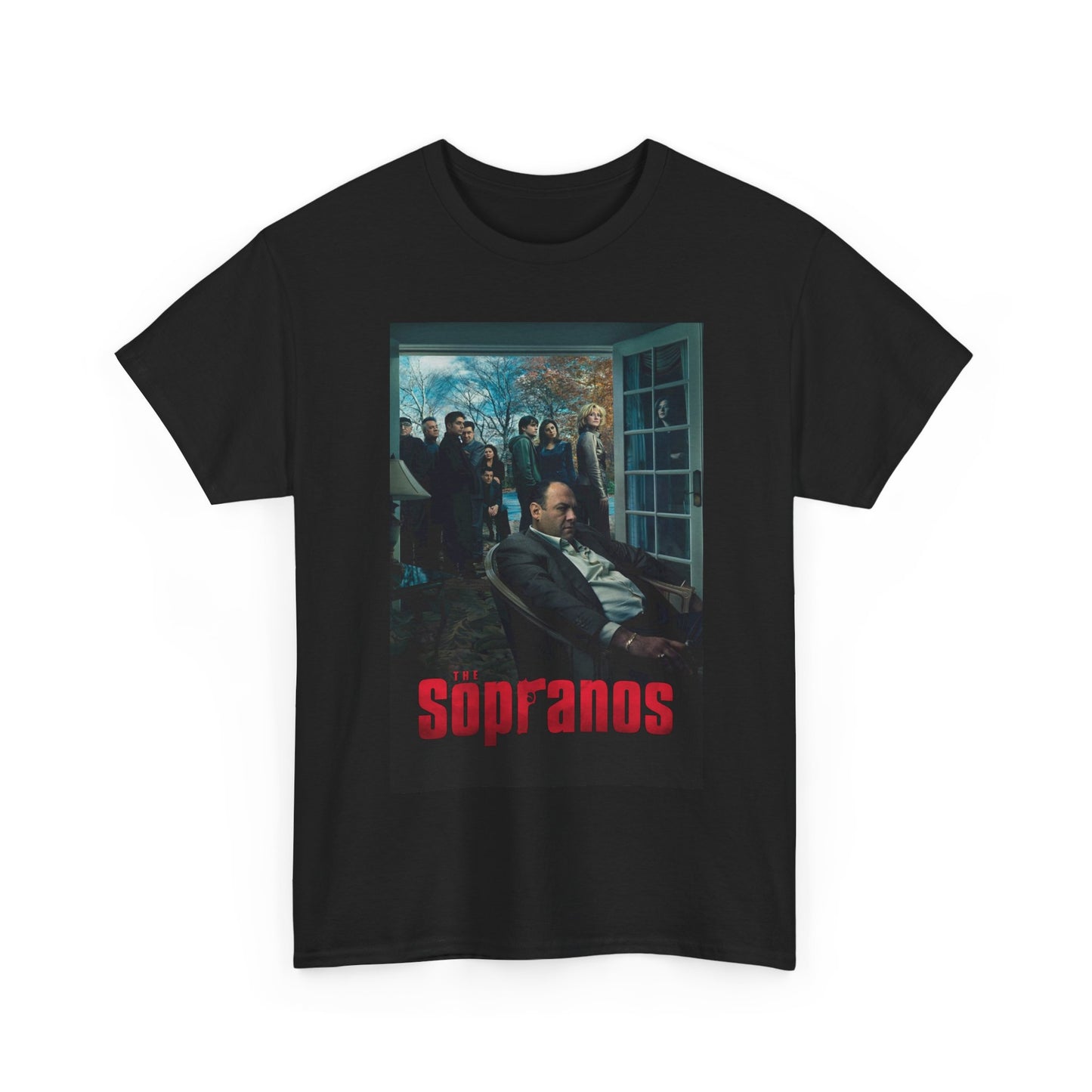 The Sopranos Tshirt Retro Gangster Tv Series Italian New York Heavy Cotton Tee