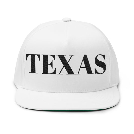 Flat Bill Cap (Embroidery)