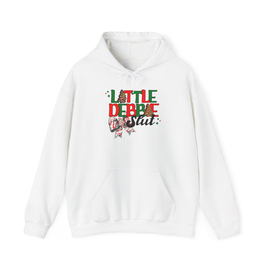 Little Debbie Slut Funny Christmas Graphic Hoodie Heavy Blend™ Hooded Sweatshirt