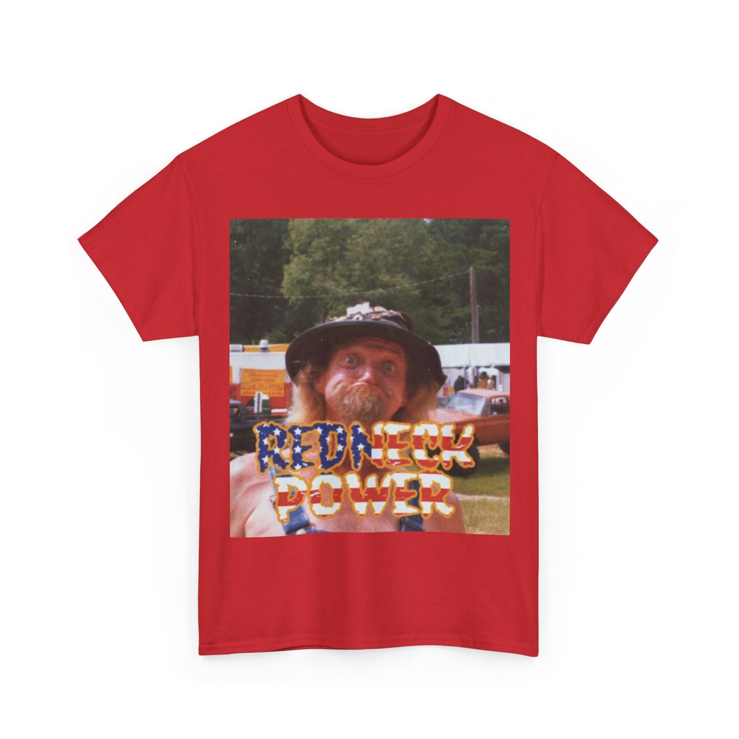Redneck Power Funny Graphic T Shirt Unisex Heavy Cotton Tee GIFT