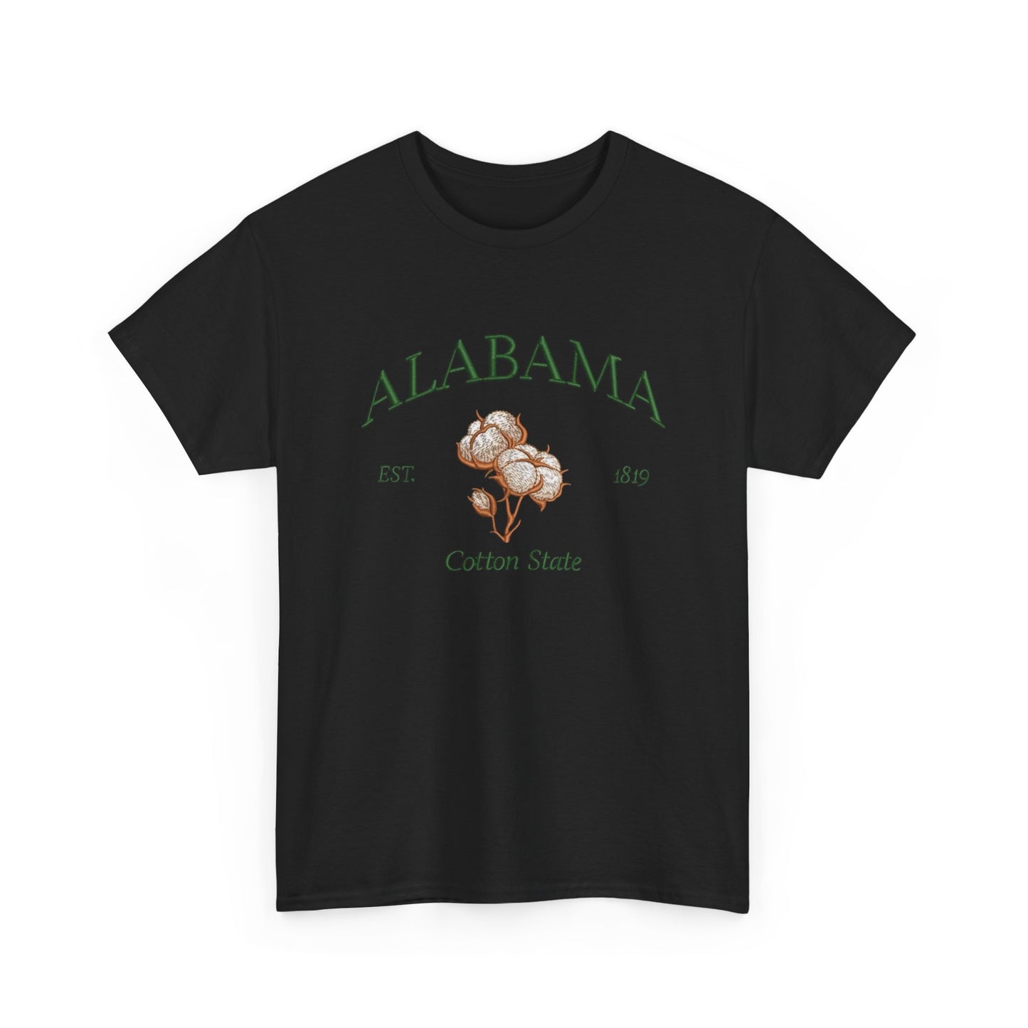 Alabama Cotton State Graphic T Shirt NEW Unisex Heavy Cotton Tee