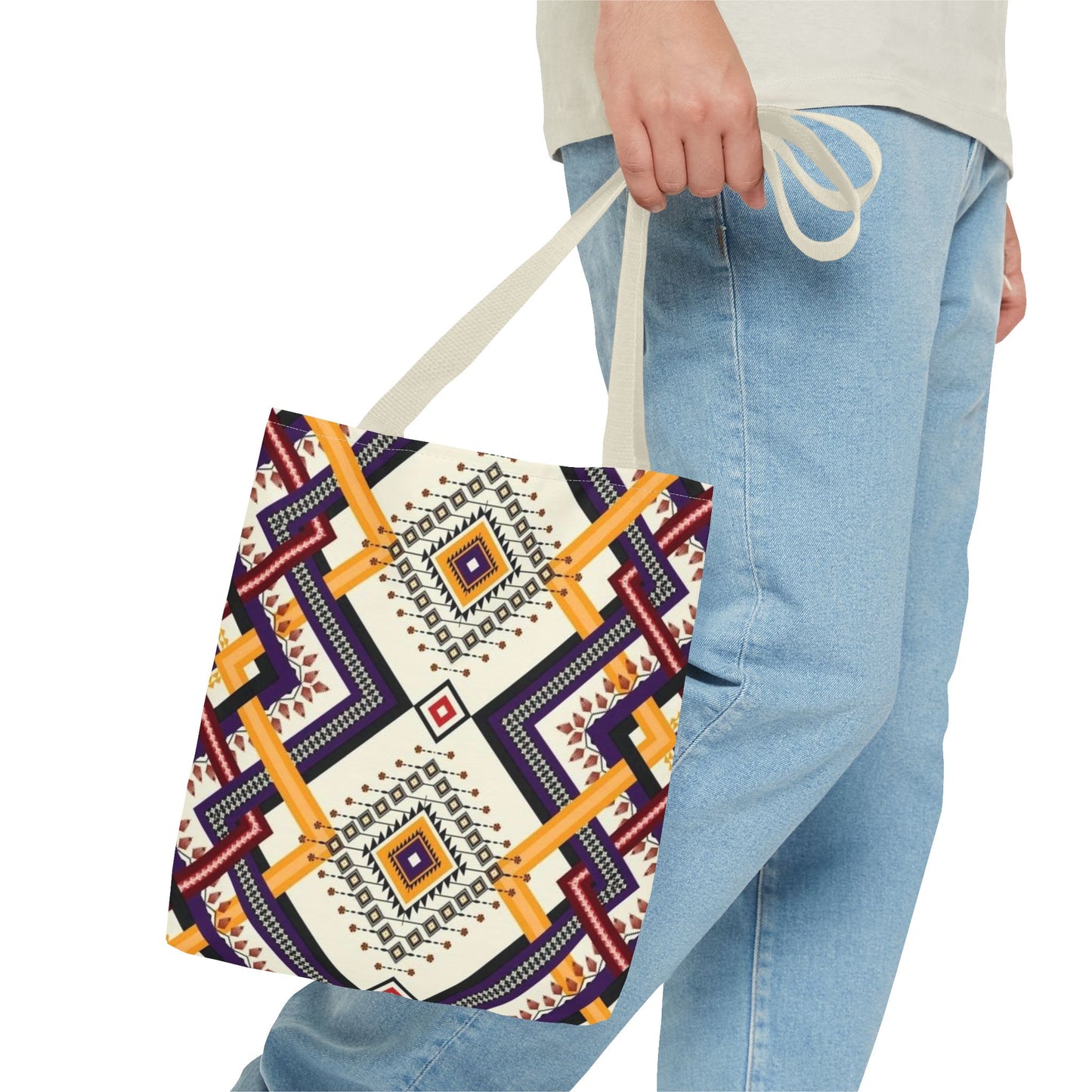 BRAND NEW WESTERN PRINT Multi Color TOTE BAG Fast Shipping (AOP) COWGIRL
