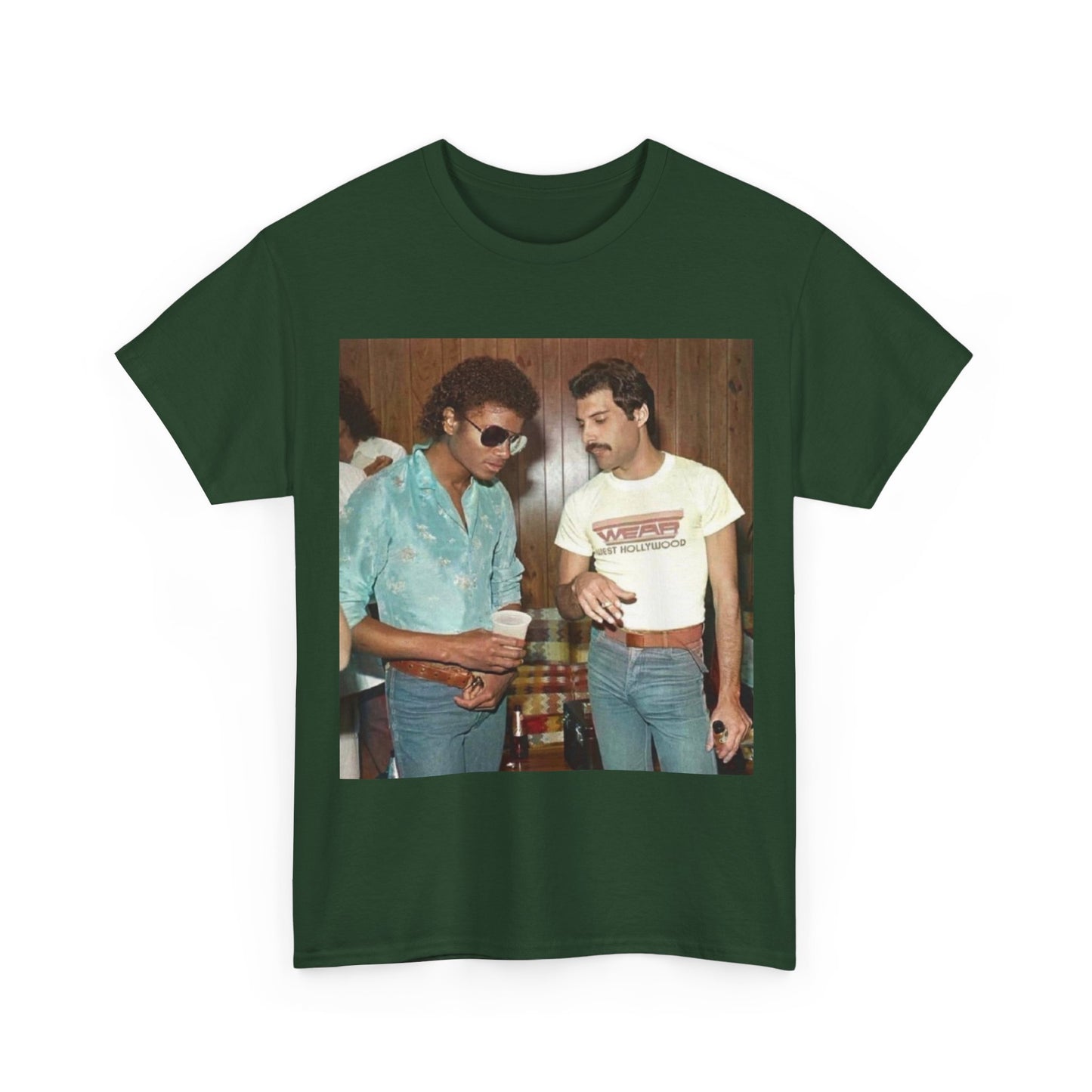 Michael jackson Queen tshirt vintage 80s retro graphic Unisex Heavy Cotton Tee