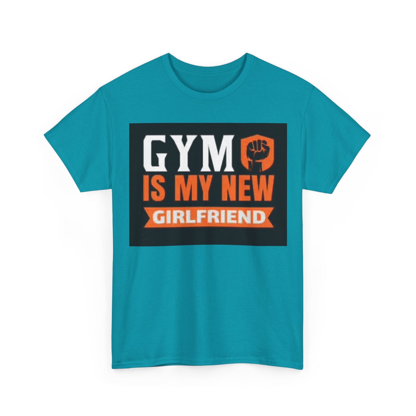 Gym Is My New Girlfriend Shirt Funny Workout Gear Unisex Heavy Cotton Tee