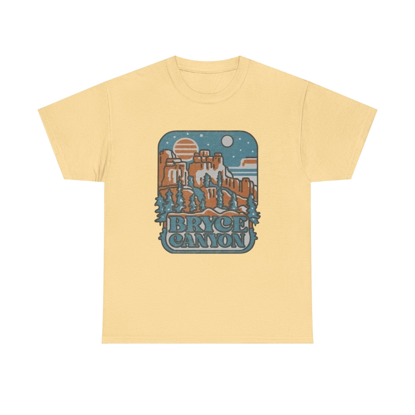 Bryce Canyon Retro Graphic T Shirt NEW Adult Tee