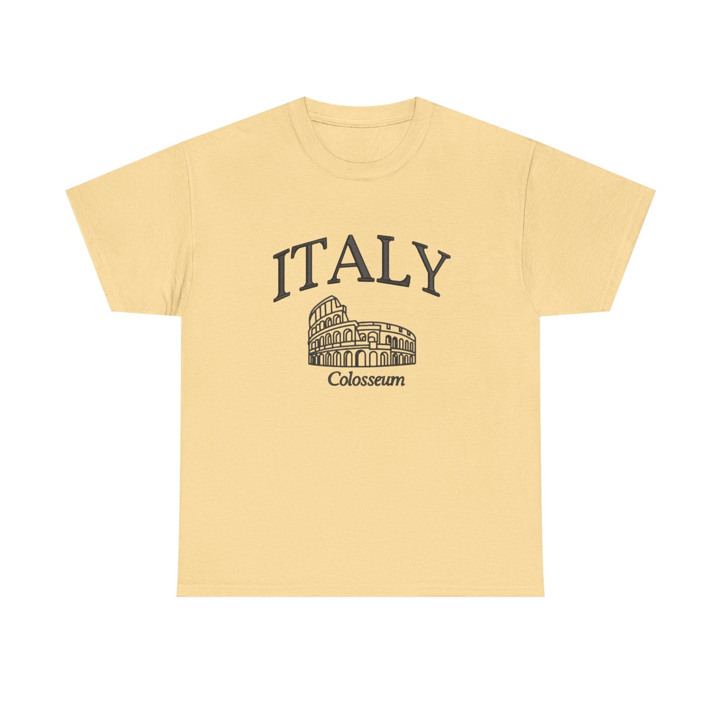 Italy Colosseum Graphic T Shirt NEW Unisex Heavy Cotton Tee