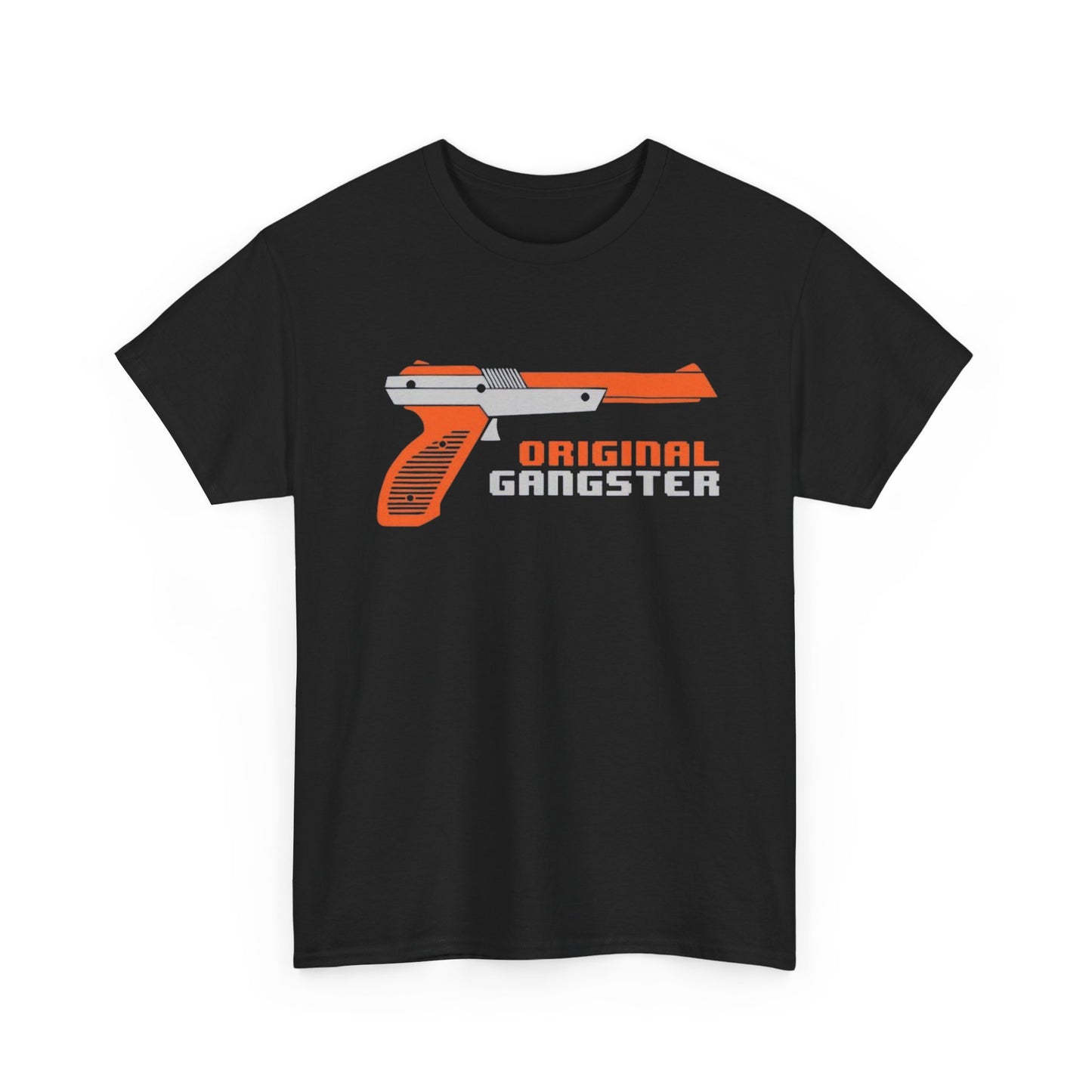 Original Gangster Graphic T Shirt Vintage Video Games Funny Unisex Heavy Cotton