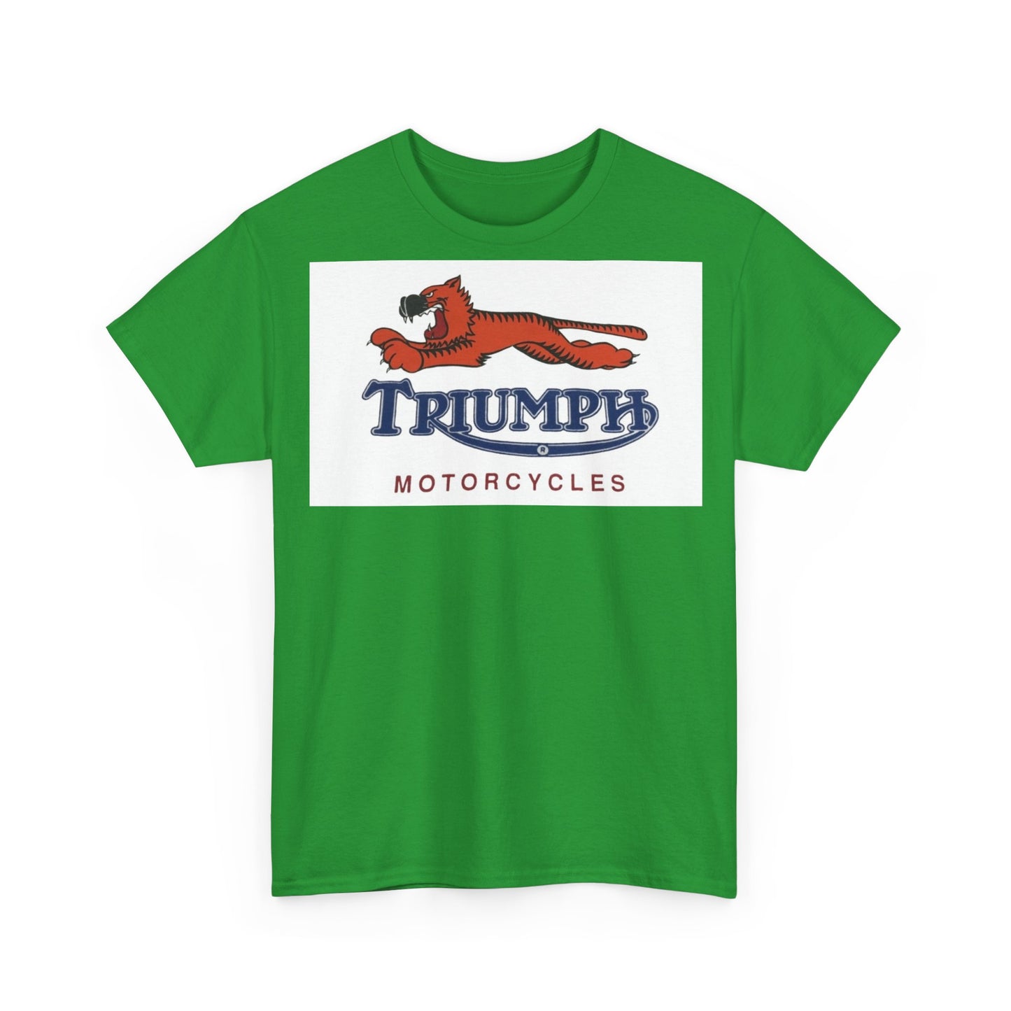 Triumph T-shirt vintage motorcycles nostalgia Tiger Unisex Heavy Cotton Tee