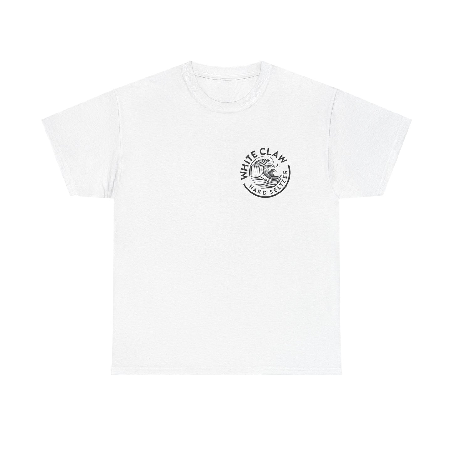 White Claw Retro Graphic T Shirt Adult NEW Unisex Heavy Cotton Tee