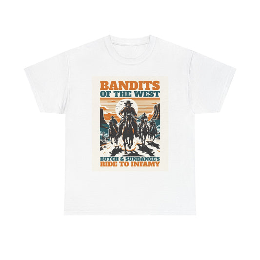 Butch And Sundance Graphic T Shirt Cowboys Movie Vintage Unisex Heavy Cotton Tee