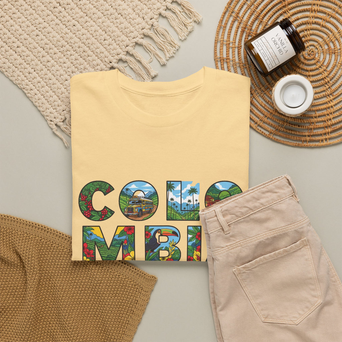Columbia Graphic T Shirt Men's Travel Heavy Cotton Tee