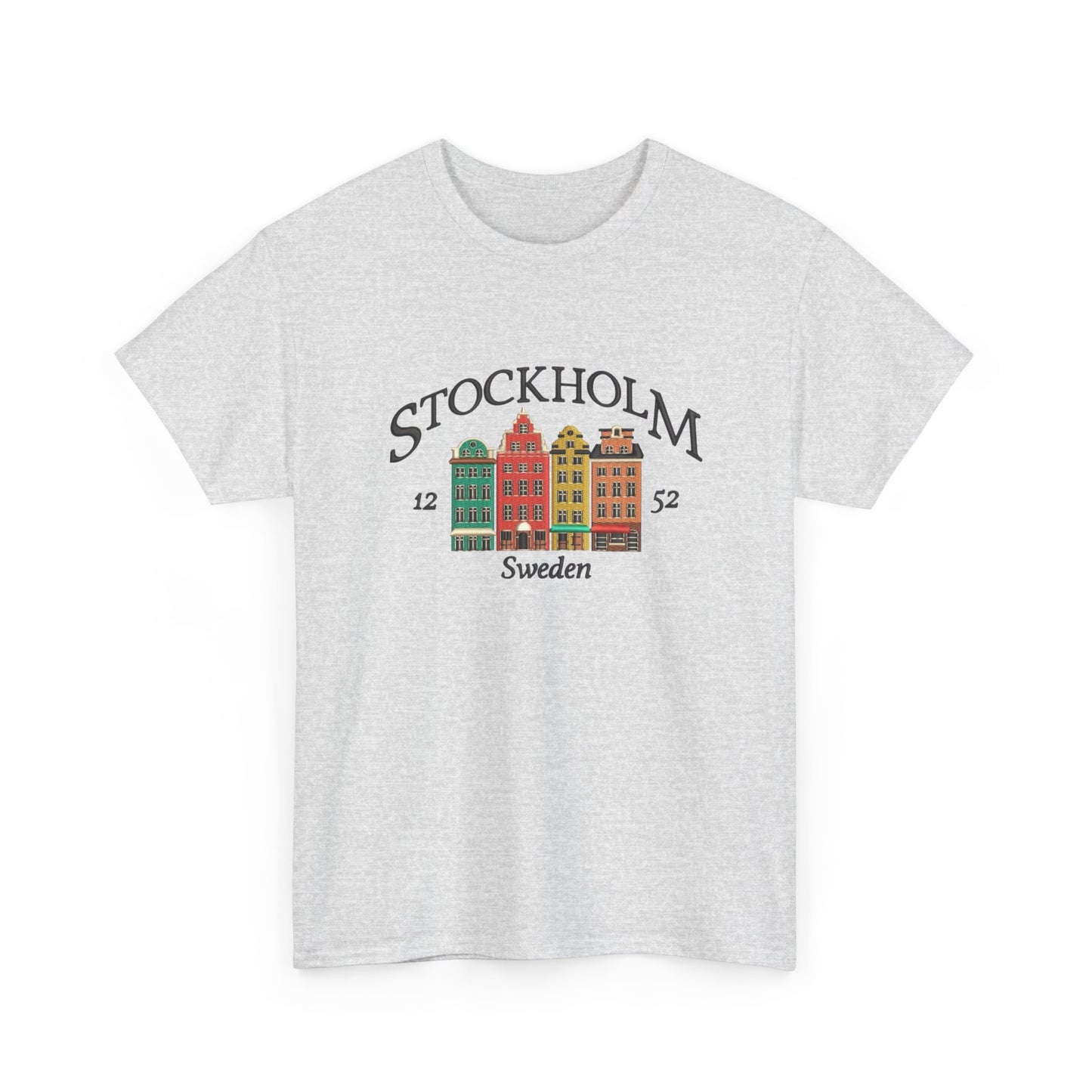 Stockholm Sweden Graphic T Shirt NEW Unisex Heavy Cotton Tee