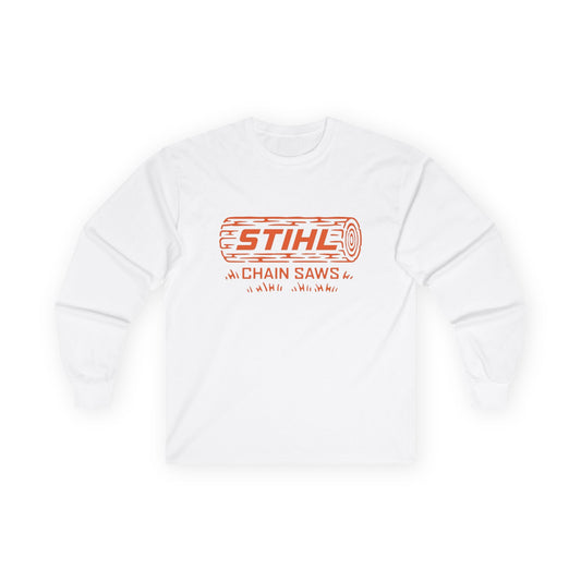 Stihl Chainsaws Shirt NEW MENS Unisex Ultra Cotton Long Sleeve Tee