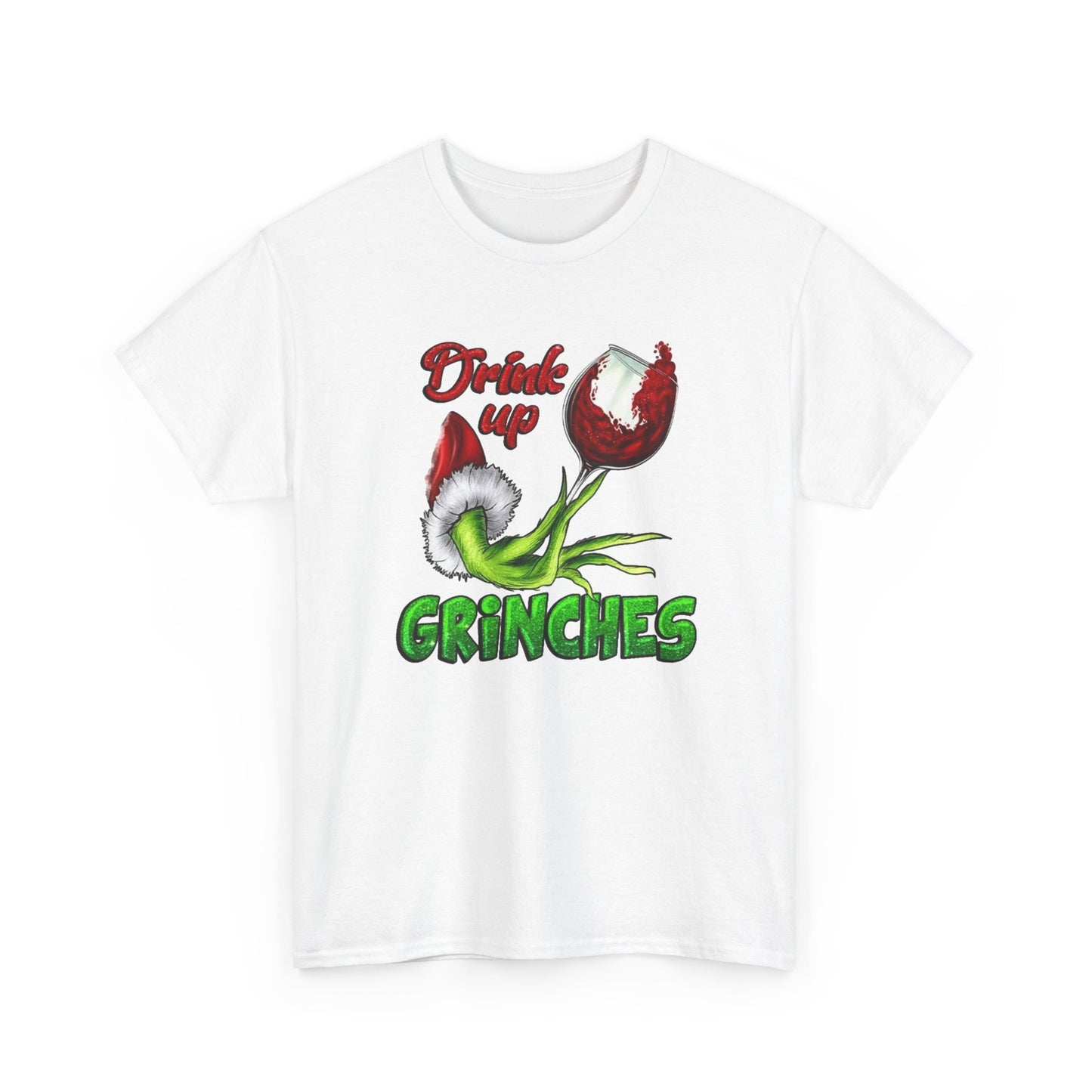 Drink Up Grinch's Christmas Graphic T Shirt NEW ADULT