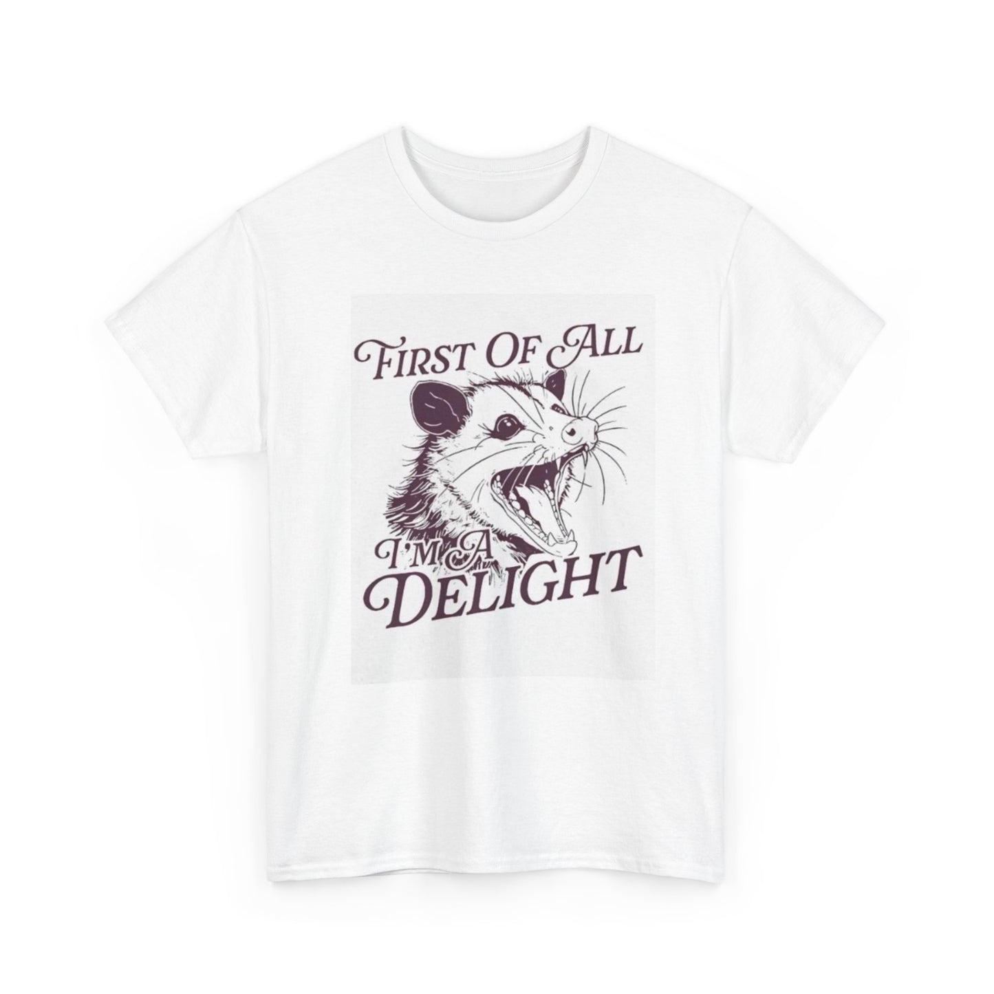 I'm A Delight Graphic T Shirt Vintage Funny Retro Unisex Heavy Cotton Tee