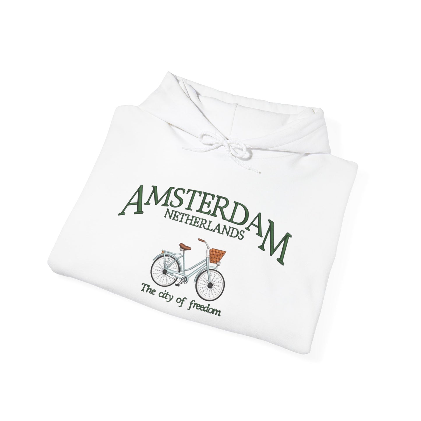 Amsterdam City Of Freedom Graphic Hoodie Heavy Blend Sweatshirt NEW