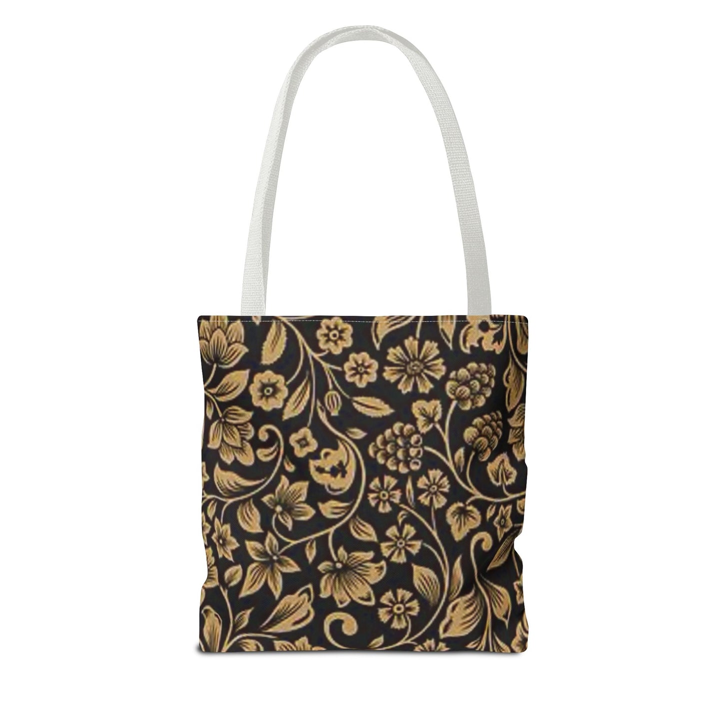 Gold Flowers Multi Color BRAND NEW MODERN Tote Bag (AOP)