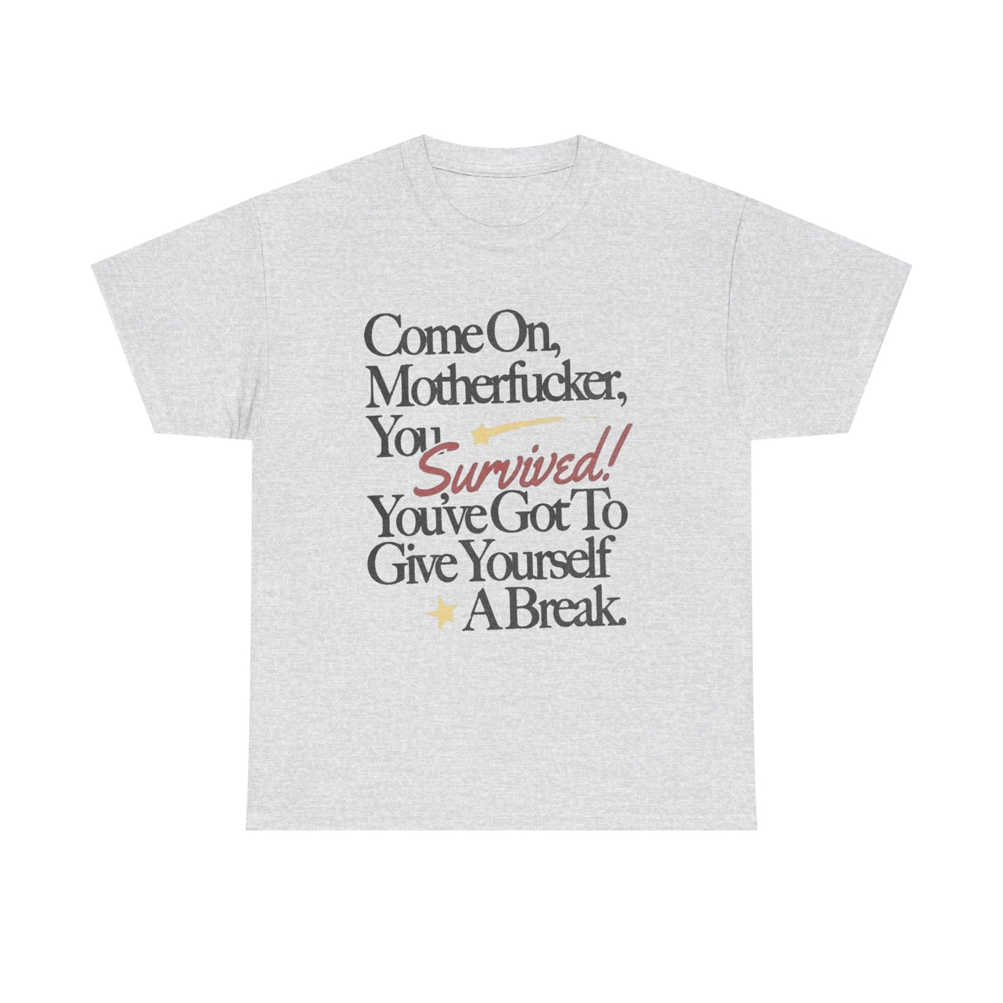 Give Yourself A Break Graphic T Shirt Unisex Gift New AMERICAN VINTAGE