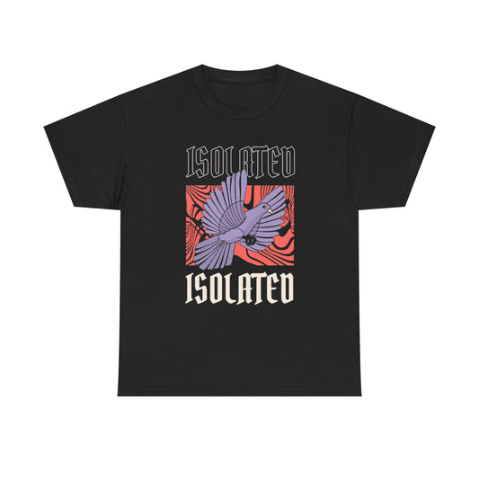 Isolated Graphic T Shirt Men's Bird Heavy Cotton Tee