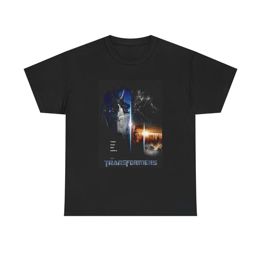 Transformers T shirt Vintage Retro Movie Poster Unisex Heavy Cotton Tee