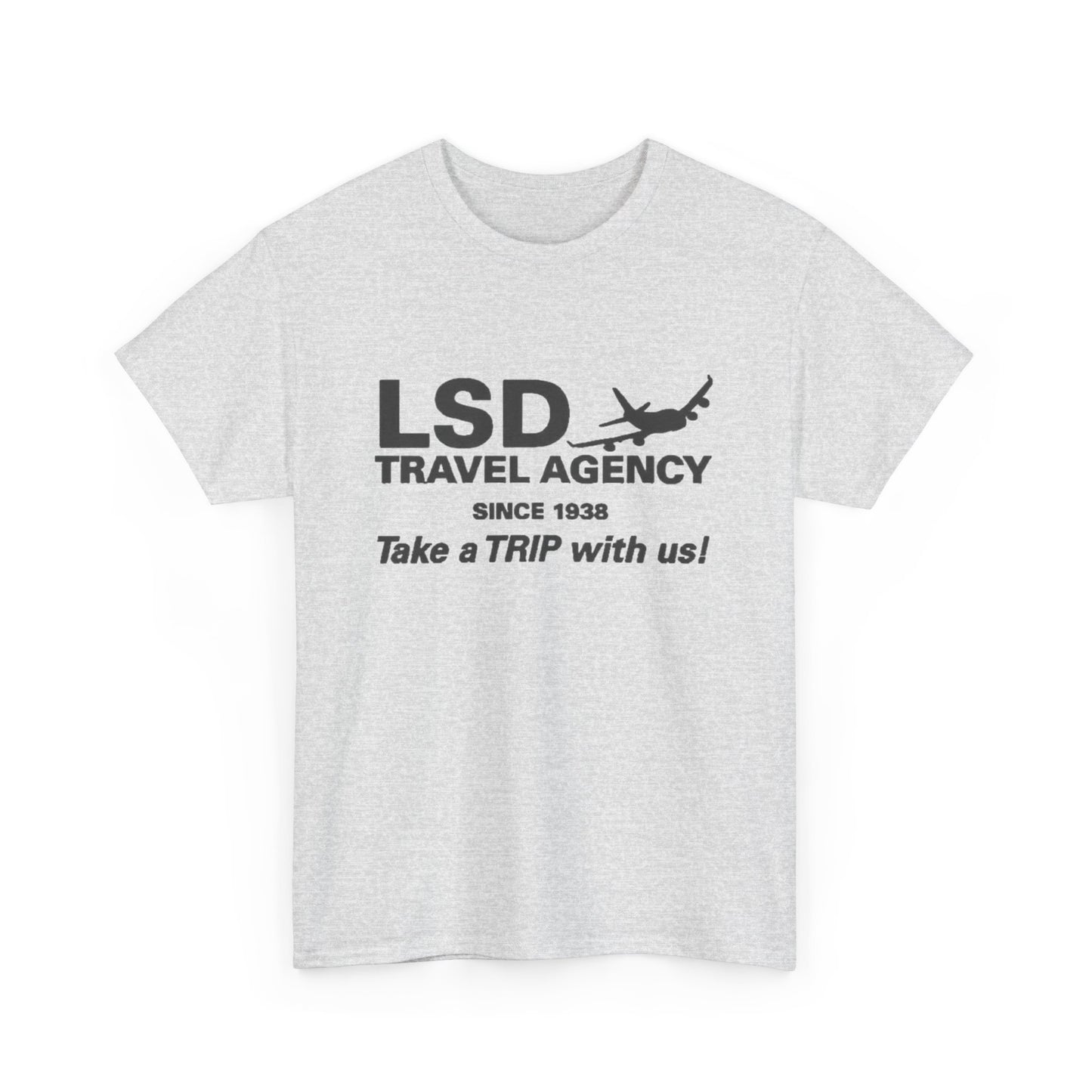 LSD Travel Agency Graphic T Shirt ADULT NEW Heavy Cotton Tee