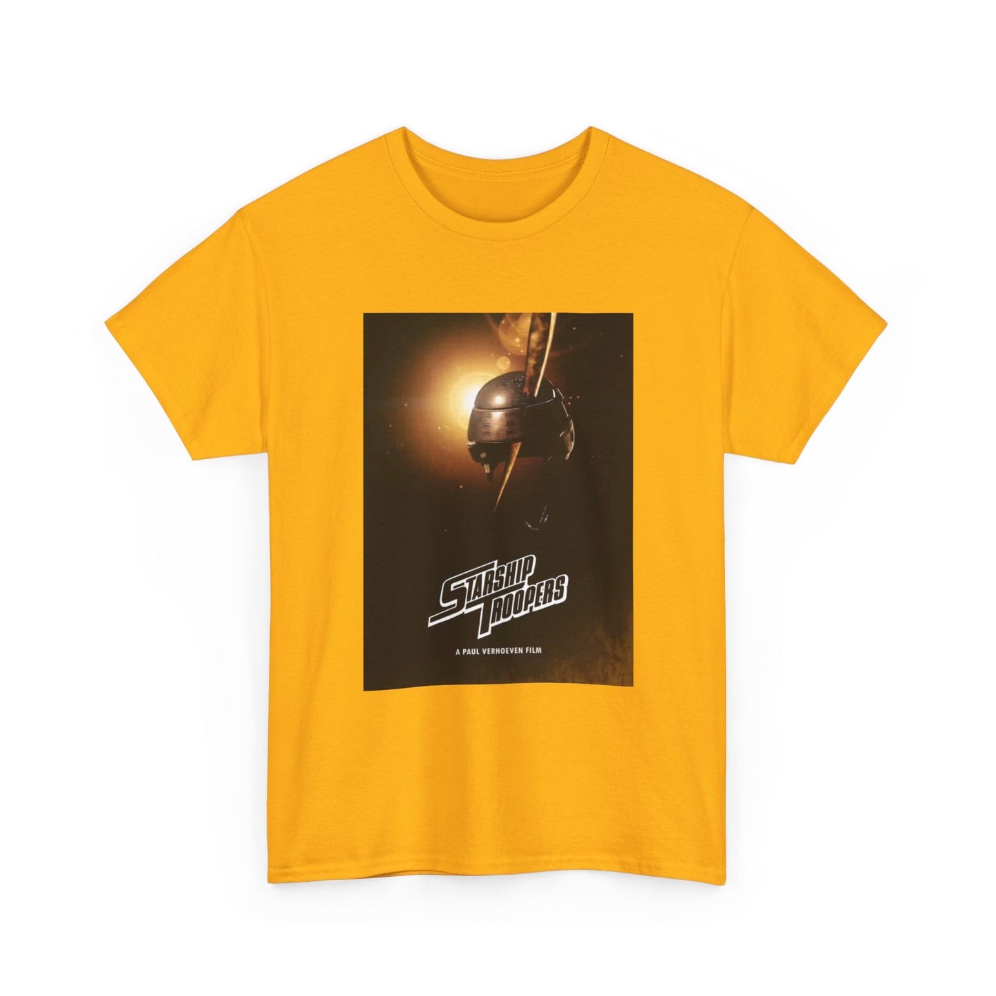 StarShip Troopers Tshirt Retro Action Movie Vintage Unisex Heavy Cotton Tee