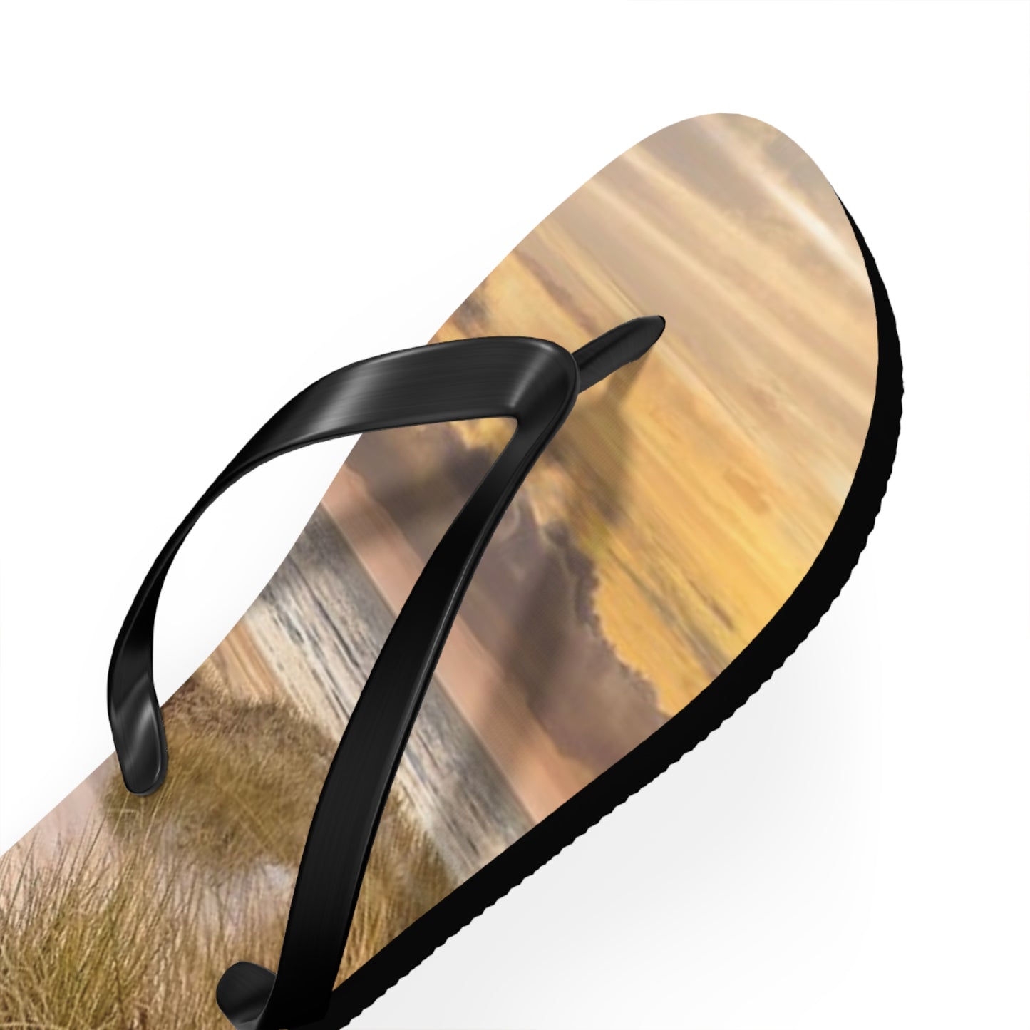 Beach Sunset Flip Flops, Sandals Slides, Summer Footwear, Brand New
