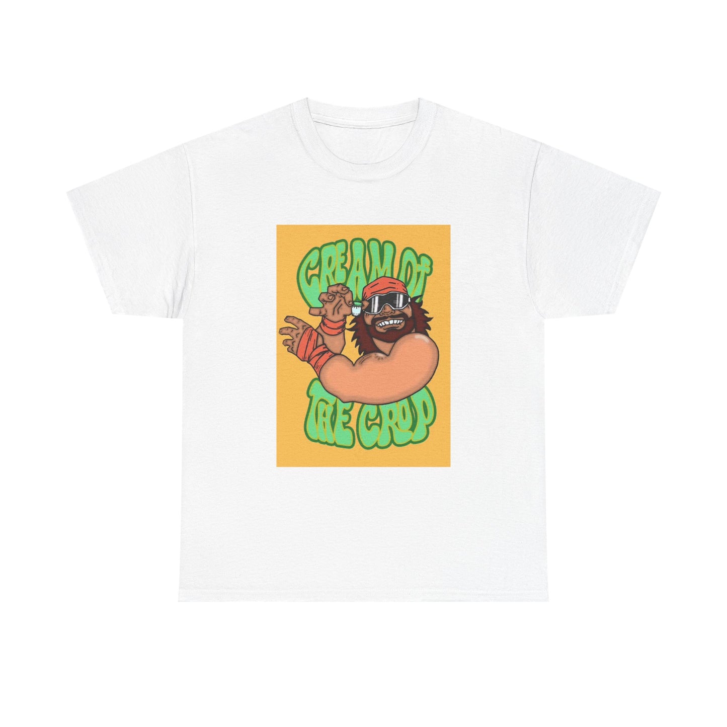 Macho Man Tshirt Vintage Wrestling Graphic WWE Unisex Heavy Cotton Tee WWF