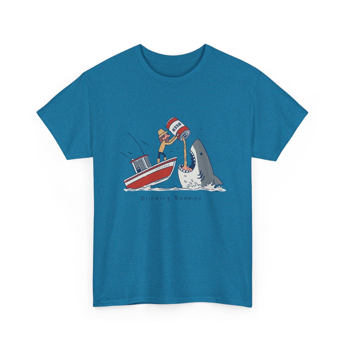 Drinking Buddies Funny T Shirt Graphic Unisex Heavy Cotton Tee NEW GIFT