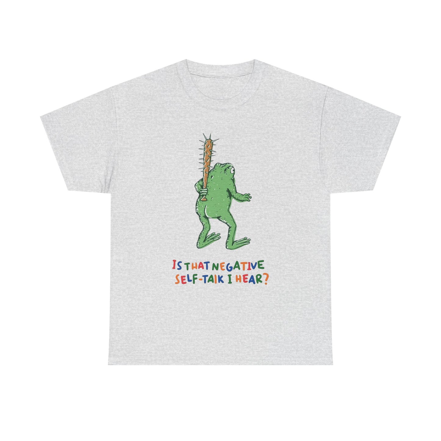 Is That Negative Self Talk I Hear Frog Graphic T Shirt NEW ADULT TEE VINTAGE