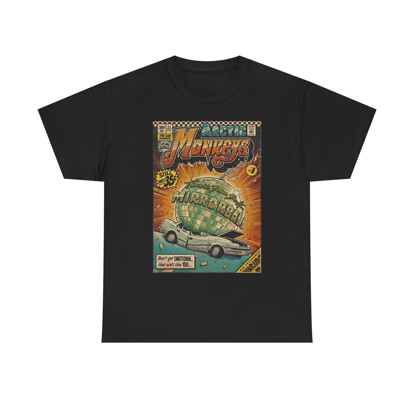 Arctic Monkeys Graphic T Shirt Vintage Comic Book Unisex Heavy Cotton Tee