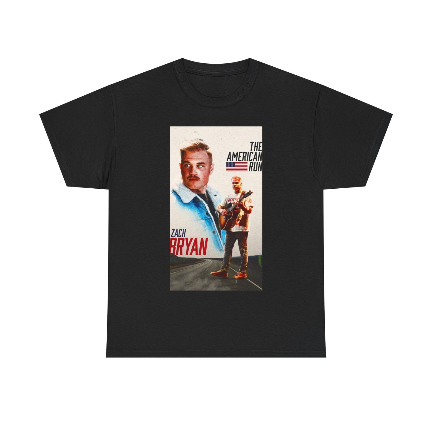 Zach Bryan T-shirt country music cowboy vintage cowgirls graphic Unisex Heavy