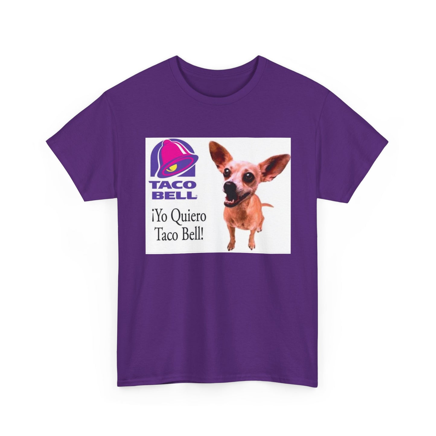 Taco Bell Shirt Funny Retro Logo Mexican Dog 90s Nostalgia Unisex Heavy Cotton