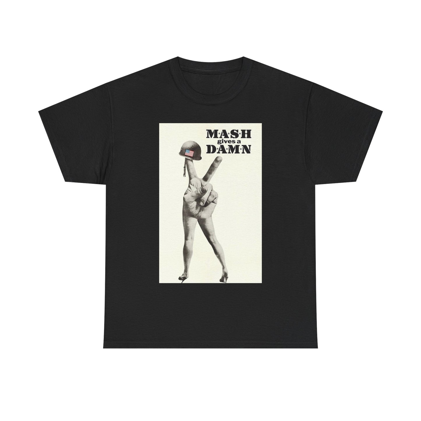 Mash Military Tshirt Vintage Tv Series Medical Retro Unisex Heavy Cotton Tee