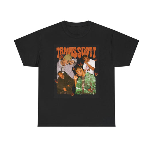 Travis Scott Graphic T Shirt Vintage Unisex Heavy Cotton Tee