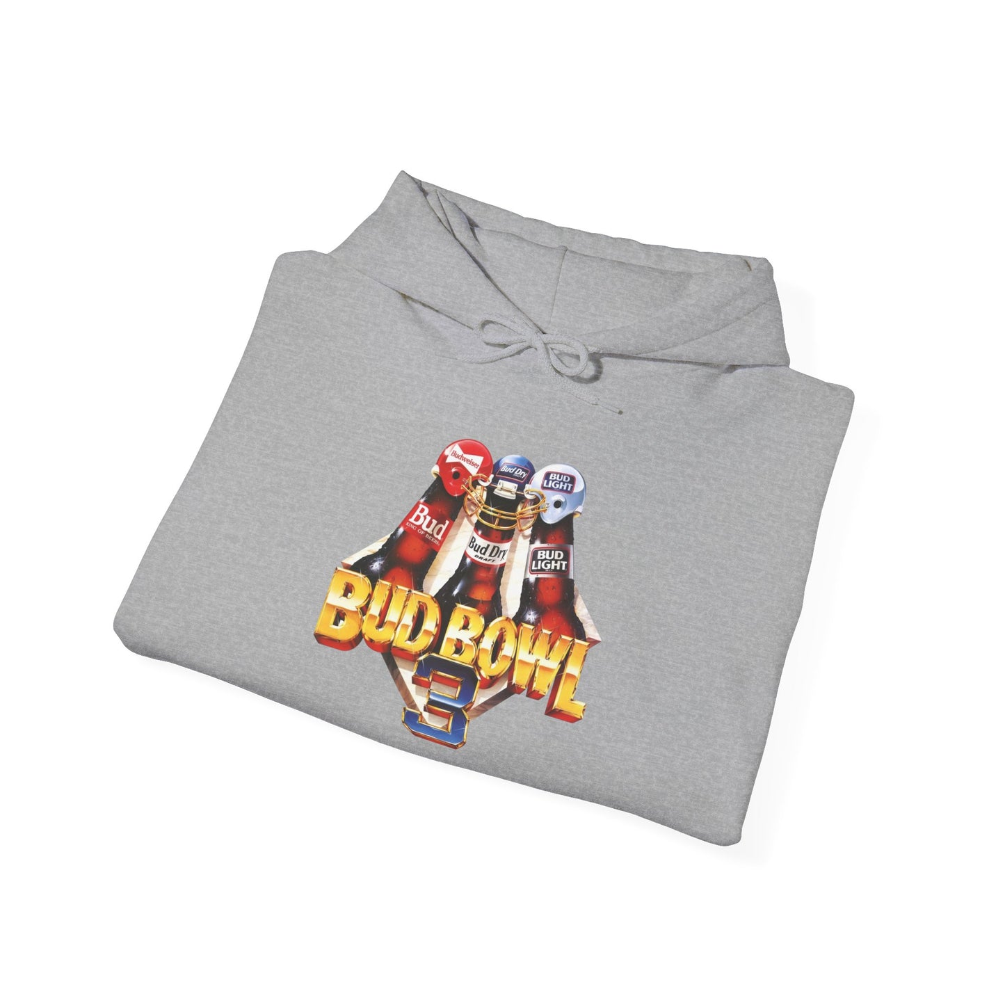 Bud Bowl Vintage Beer Graphic Hoodie Unisex Heavy Blend™ Hooded Sweatshirt