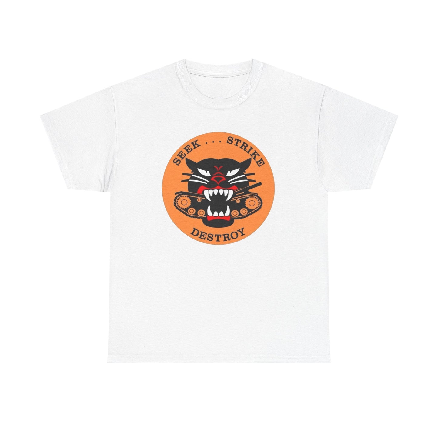 Seek Strike Destroy Graphic T Shirt NEW Unisex Heavy Cotton Tee