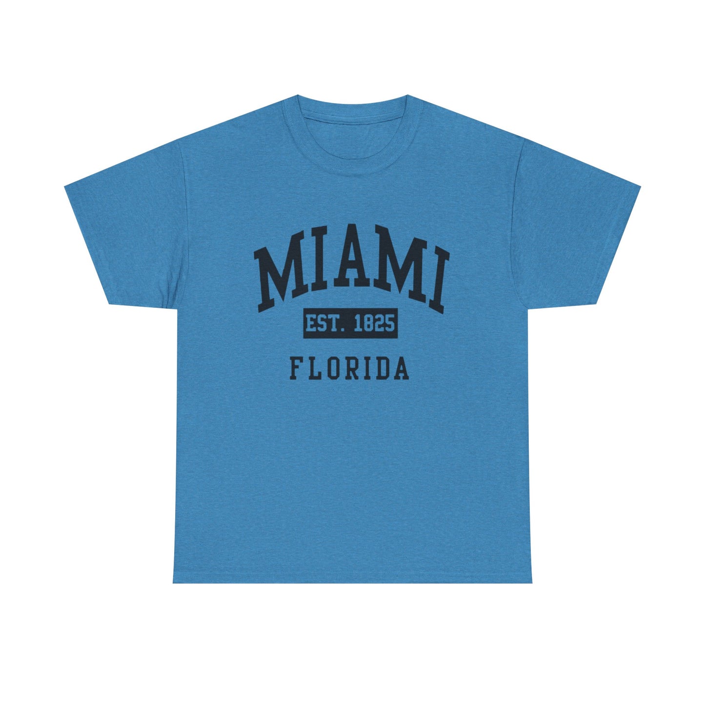 Miami Vintage Graphic T Shirt NEW Unisex Heavy Cotton Tee