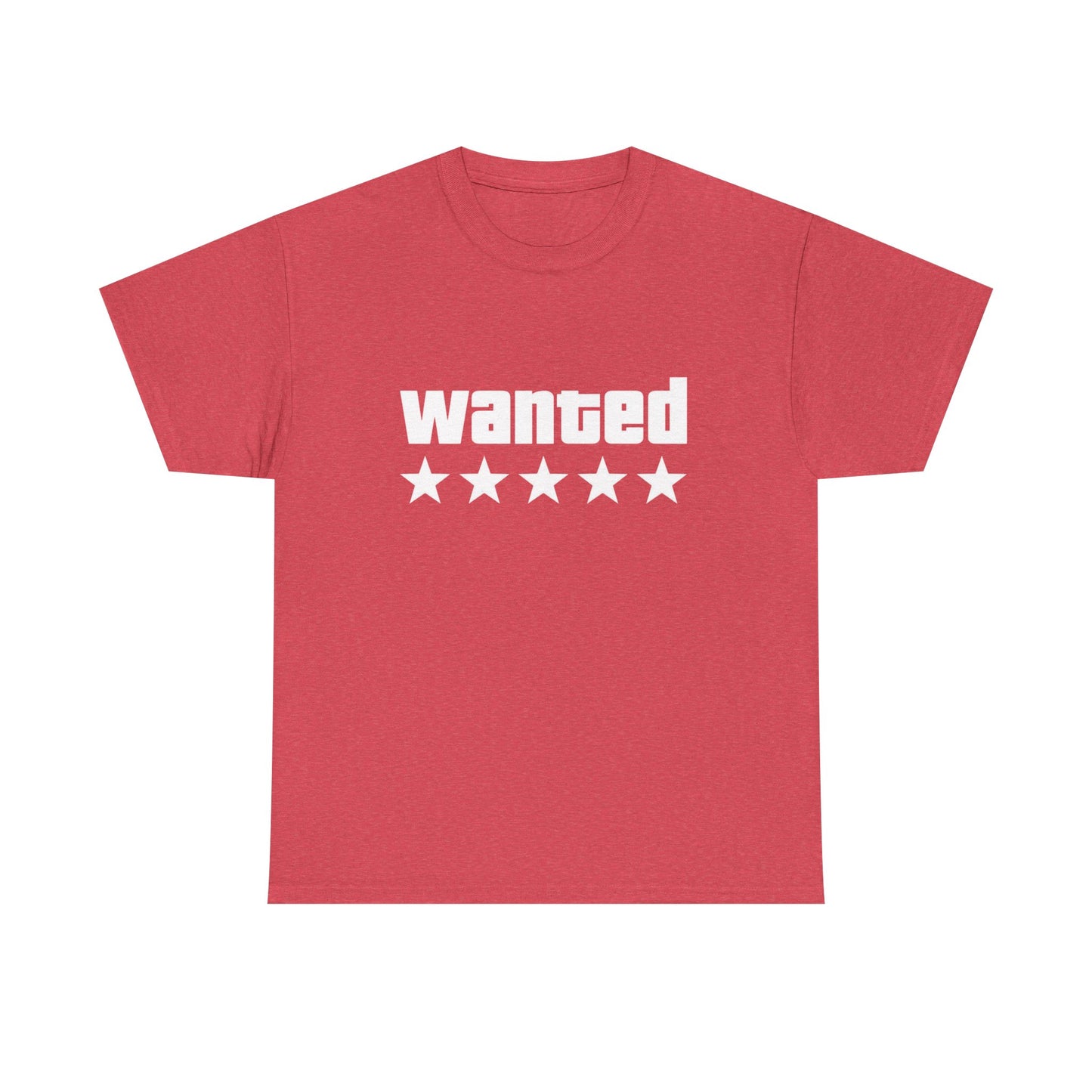 Wanted Five Stars GTA Graphic T Shirt NEW ADULT