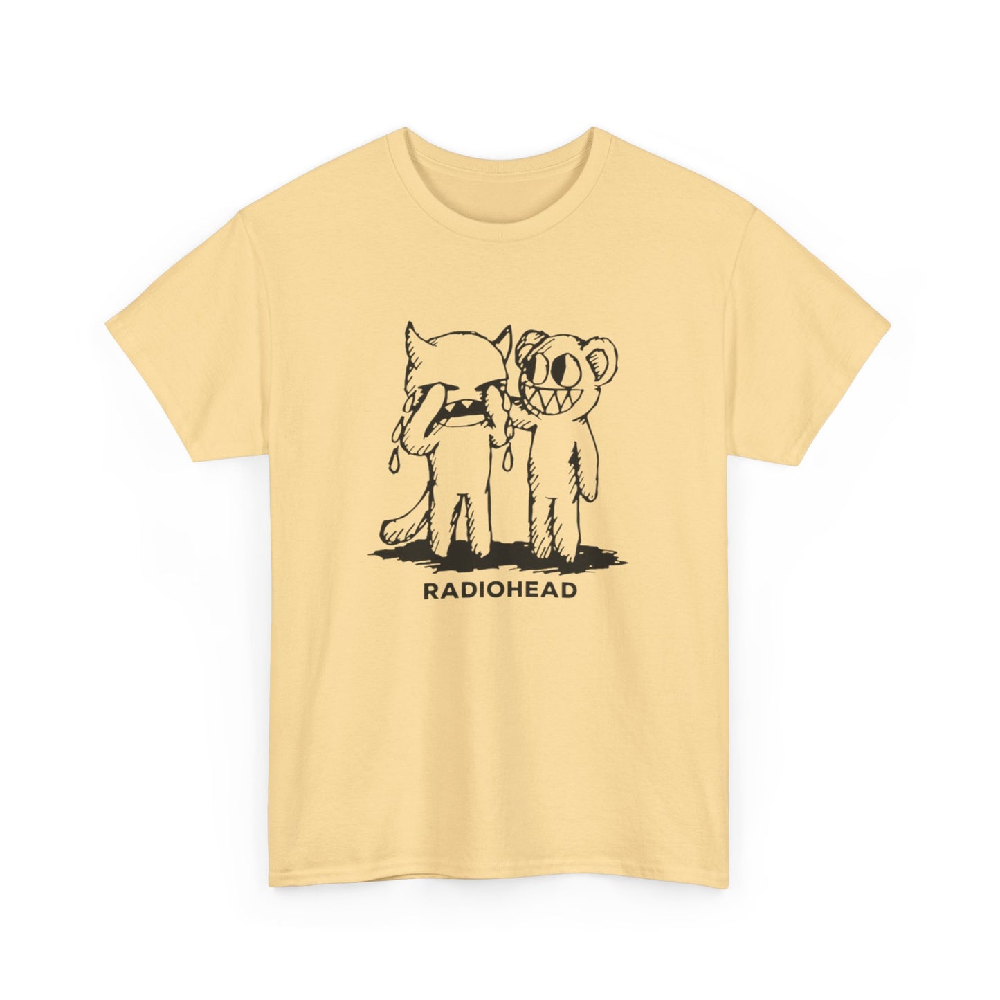 Radiohead Vintage Rock Graphic T Shirt NEW ADULT Heavy Cotton Tee