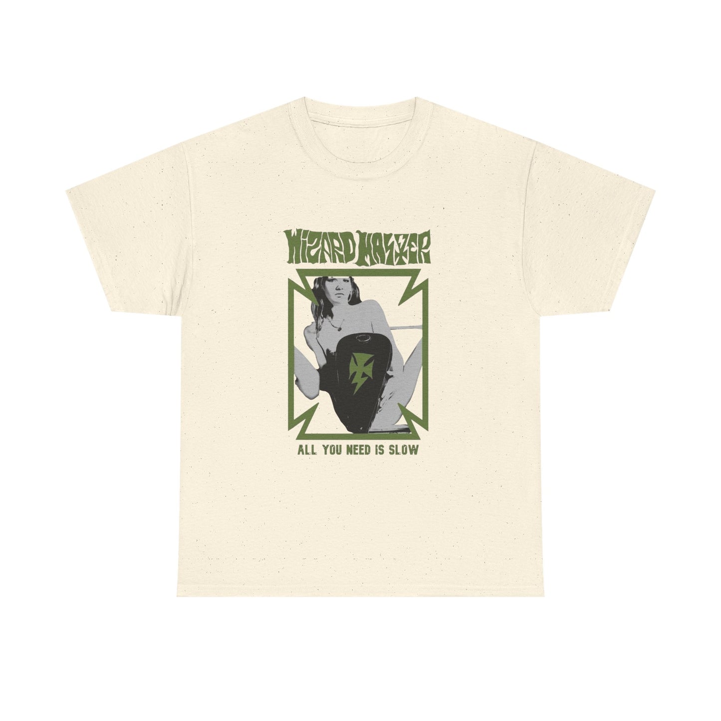 Wizard Master Poster Vintage Graphic T Shirt Unisex Heavy Cotton Tee