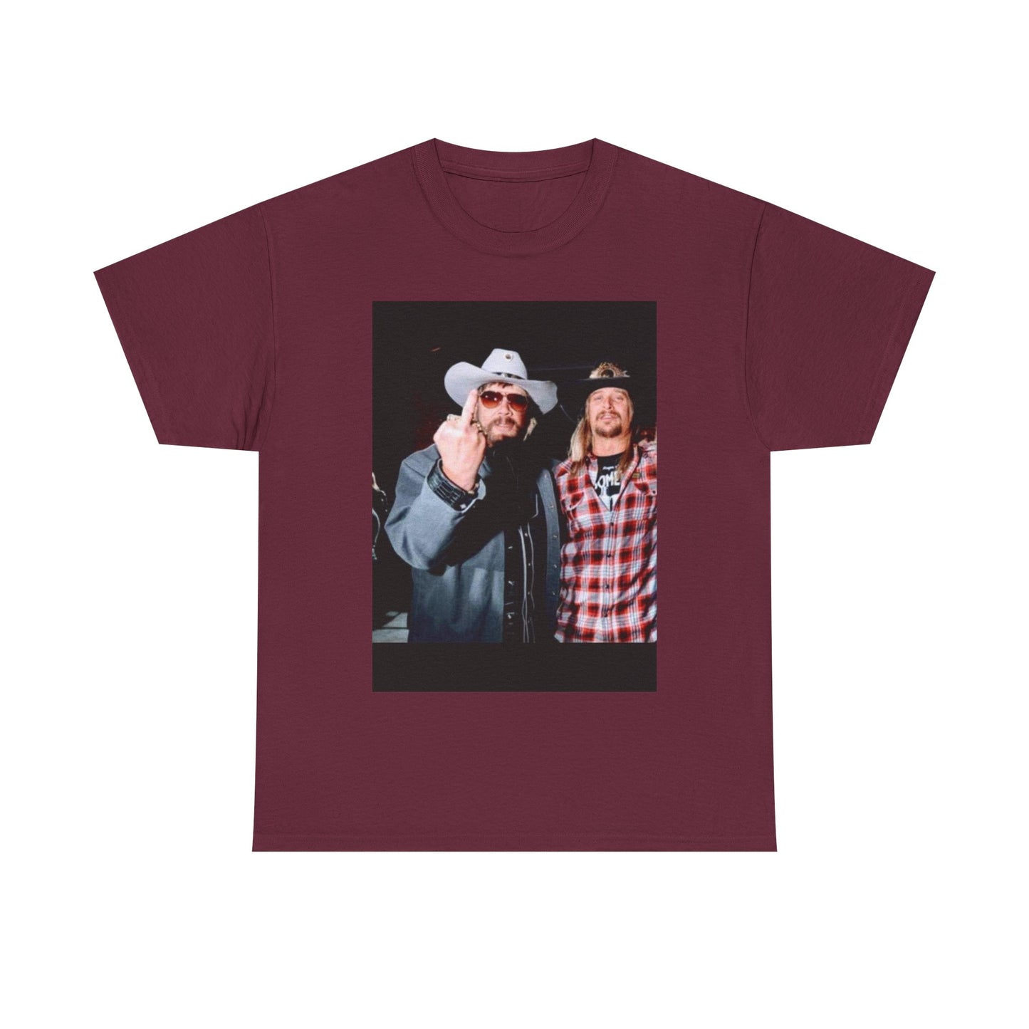 Hank Williams jr T-shirt kid rock country vintage Unisex Heavy Cotton AMERICAN