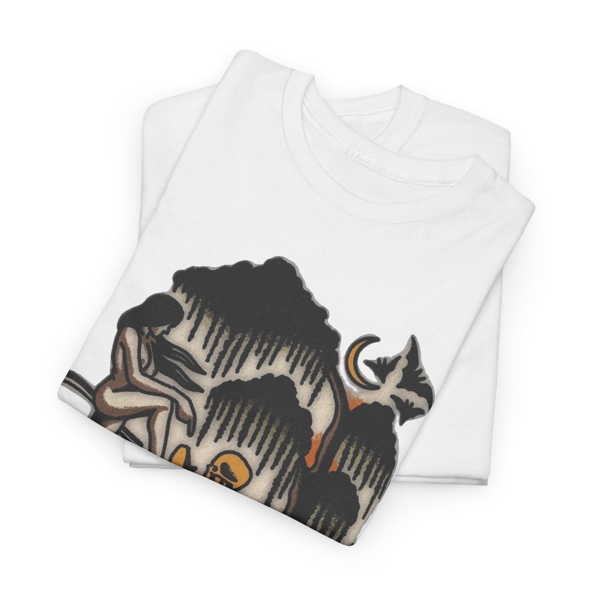 Praying For Women Funny Mystical Forest Moon Goddess Graphic T-Shirt Men's Tee