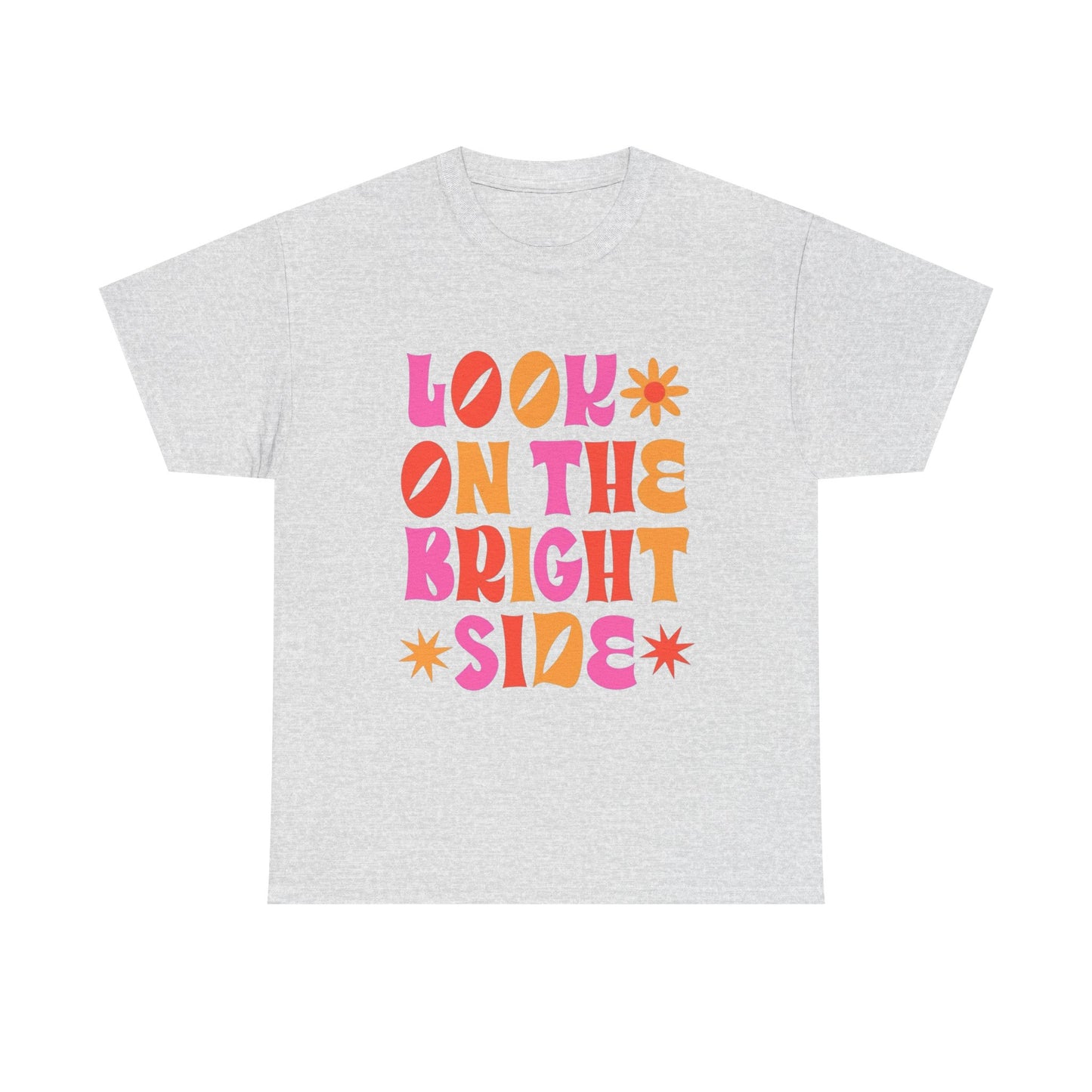 Look On The Bright Side Graphic T Shirt Unisex Cotton Tee - New Gift - Tee