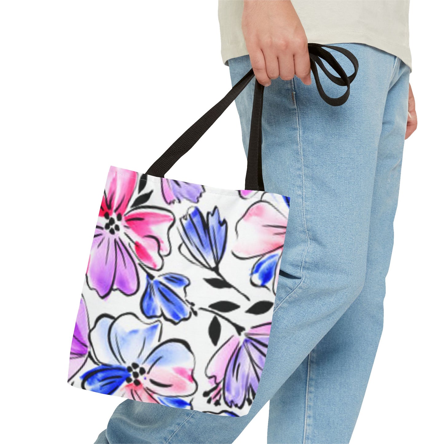 Multi Color Flowers Brand New Tote Bag (AOP)