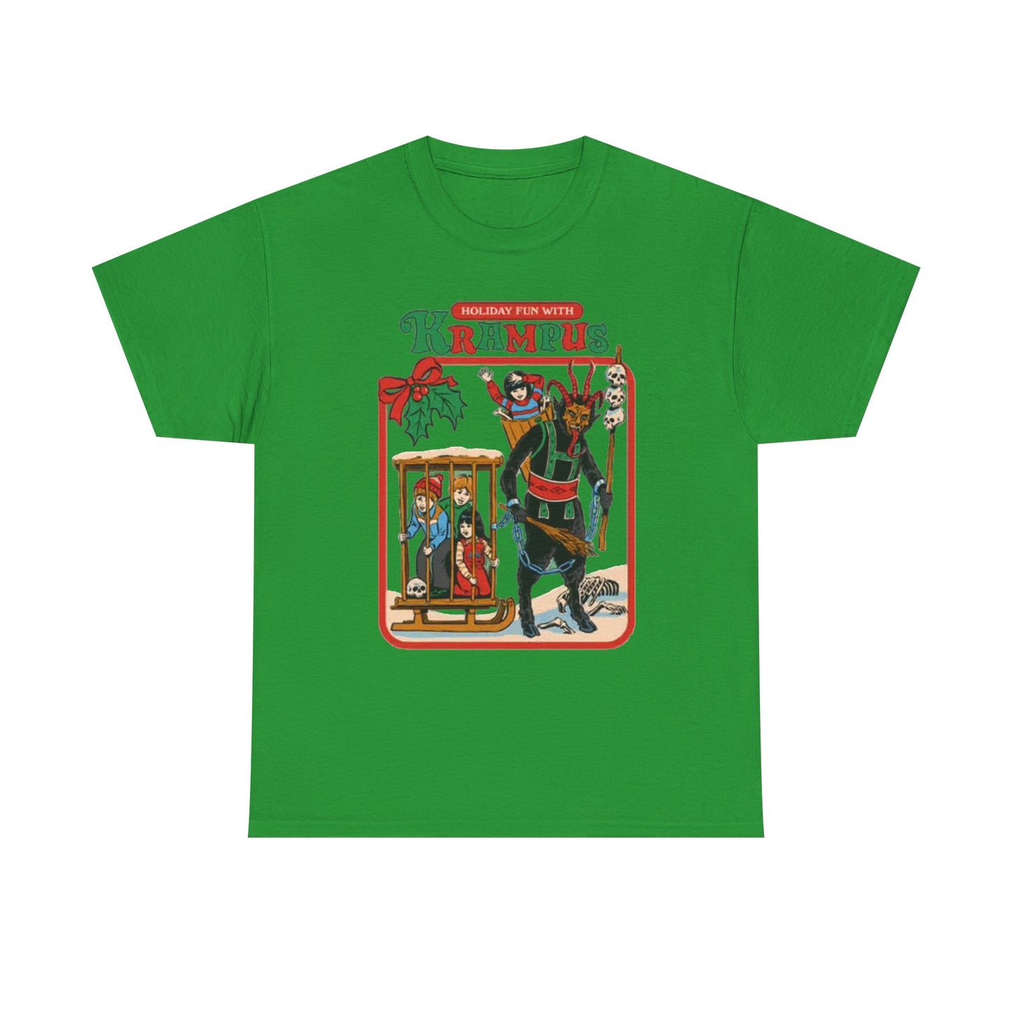Holiday Fun With krampus Funny Graphic T Shirt Christmas Merry Unisex Holidays