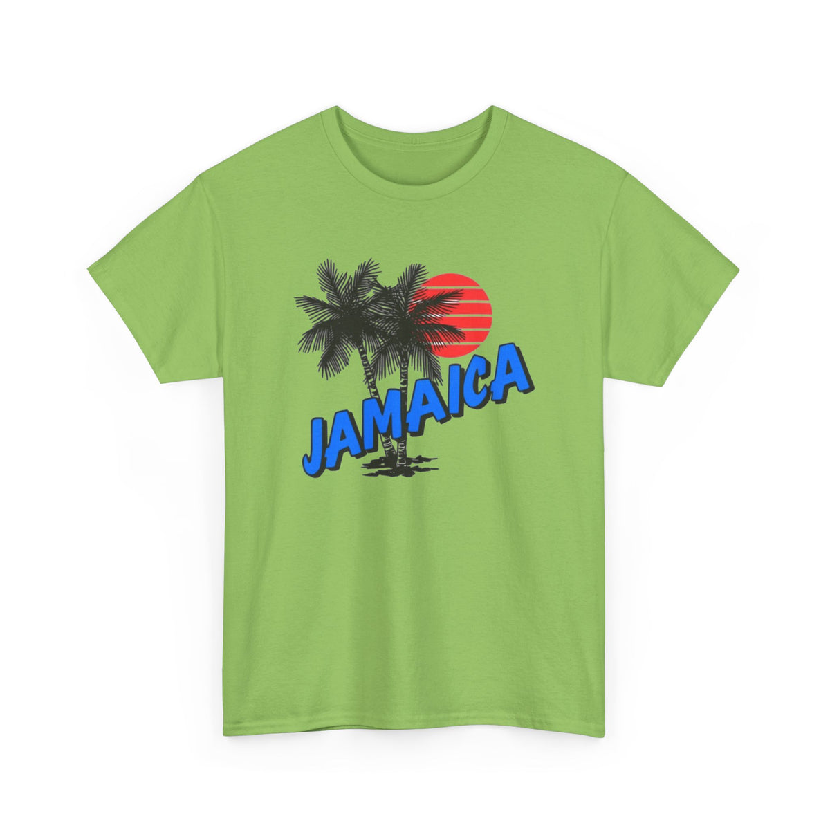 Jamaica Graphic T Shirt Men's Tropical Beach Retro Heavy Cotton Tee