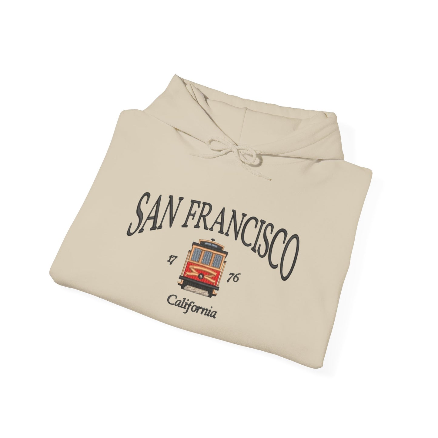 San Francisco Trolleys Graphic Hoodie Heavy Blend Sweatshirt NEW