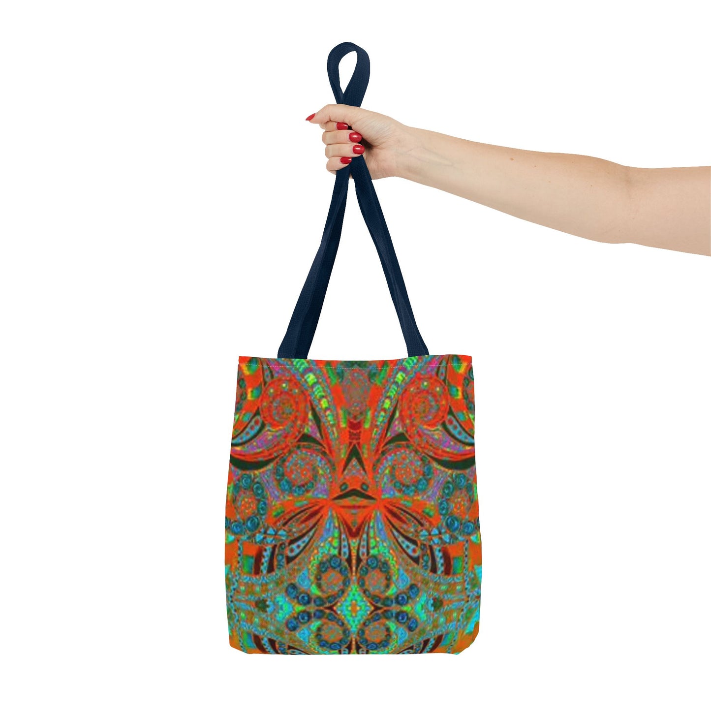 Orange And Green Multi Color BRAND NEW MODERN Tote Bag (AOP)